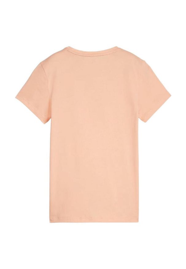 Puma - T-shirt Damski Logo Essential. Kolor: pomarańczowy, żółty, wielokolorowy