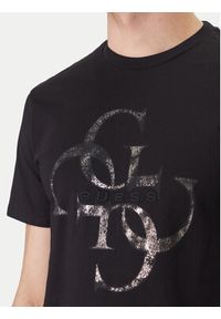 Guess T-Shirt M6RI03 I3Z14 Czarny Regular Fit. Kolor: czarny. Materiał: bawełna #4