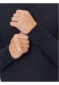 BOSS - Boss Sweter Avac_V 50510750 Granatowy Regular Fit. Kolor: niebieski. Materiał: syntetyk #4