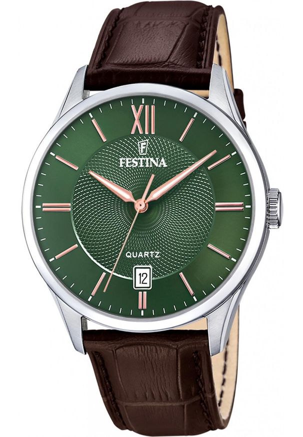 Zegarek męski Festina F20426-8 brązowy. Kolor: brązowy