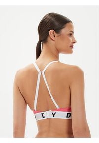 DKNY Biustonosz push-up DK4518 Różowy. Kolor: różowy. Materiał: bawełna. Rodzaj stanika: push-up #2