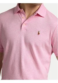 Polo Ralph Lauren Polo 710704319167 Różowy Slim Fit. Typ kołnierza: polo. Kolor: różowy. Materiał: bawełna #3