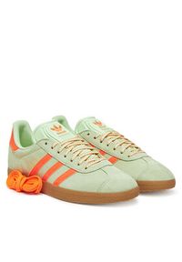Adidas - adidas Sneakersy Gazelle JH7212 Zielony. Kolor: zielony. Materiał: skóra, zamsz. Model: Adidas Gazelle #5