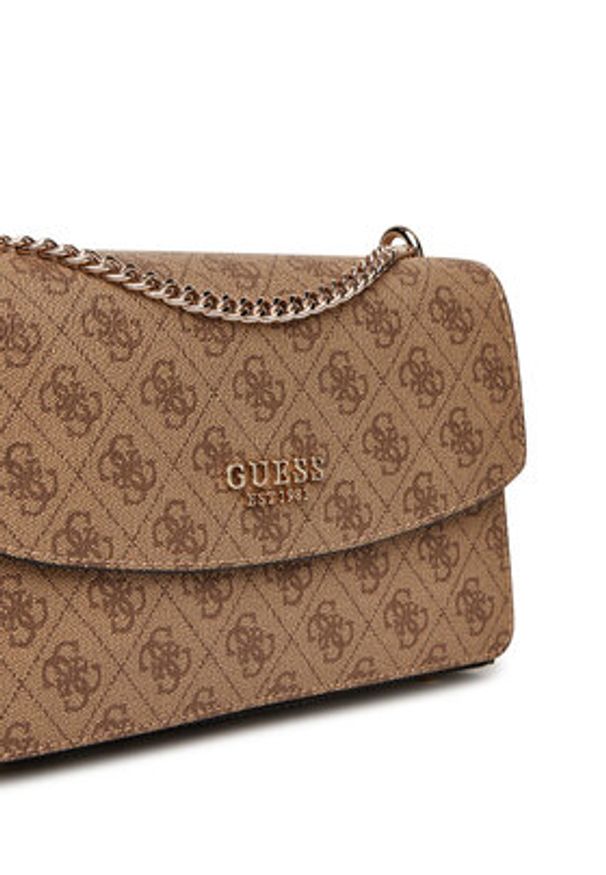 Guess Torebka Calista HWSG73 34210 Brązowy. Kolor: brązowy. Materiał: skórzane