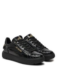 Love Moschino - LOVE MOSCHINO Sneakersy JA15394G0LIB0000 Czarny. Kolor: czarny. Materiał: skóra #6