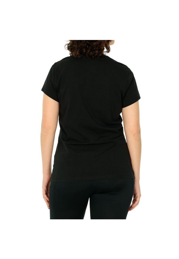 Koszulka z krótkim rękawem Damska New Balance Essentials Czarny. Kolor: czarny, wielokolorowy, biały. Długość rękawa: krótki rękaw. Długość: krótkie