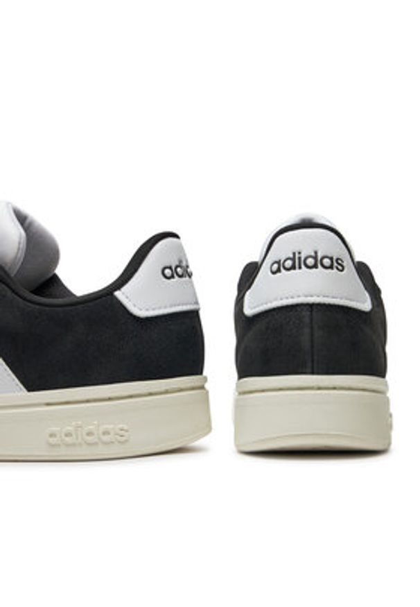 Adidas - adidas Sneakersy Grand Court Alpha JH7235 Czarny. Kolor: czarny. Materiał: skóra