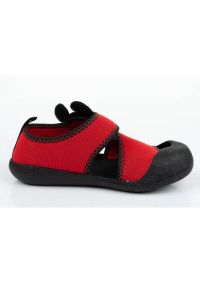 Adidas - Sandały adidas Jr F35863 czerwone. Zapięcie: rzepy. Kolor: czerwony. Materiał: guma, syntetyk, materiał #2