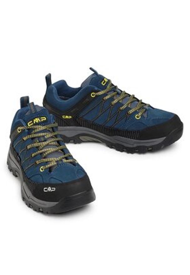 CMP Trekkingi Kids Rigel Low Trekking Shoes Wp 3Q13244J Granatowy. Kolor: niebieski. Materiał: zamsz, skóra. Sport: turystyka piesza