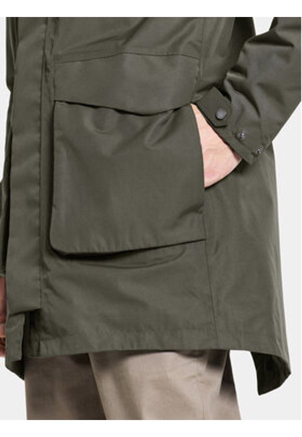 Didriksons Parka Andreas Usx Parka 505085 Zielony Standard Fit. Kolor: zielony. Materiał: syntetyk