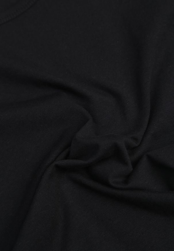 Renee - Czarny Casualowy T-shirt z Bawełny Zeiasha. Okazja: na co dzień. Kolor: czarny. Materiał: bawełna. Styl: casual