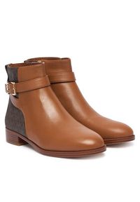 MICHAEL Michael Kors Botki Rachel 40T6RCFE6L Brązowy. Kolor: brązowy. Materiał: skóra #4
