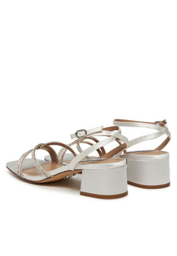 Steve Madden Sandały Gabby SM11003037 Biały. Kolor: biały. Materiał: materiał