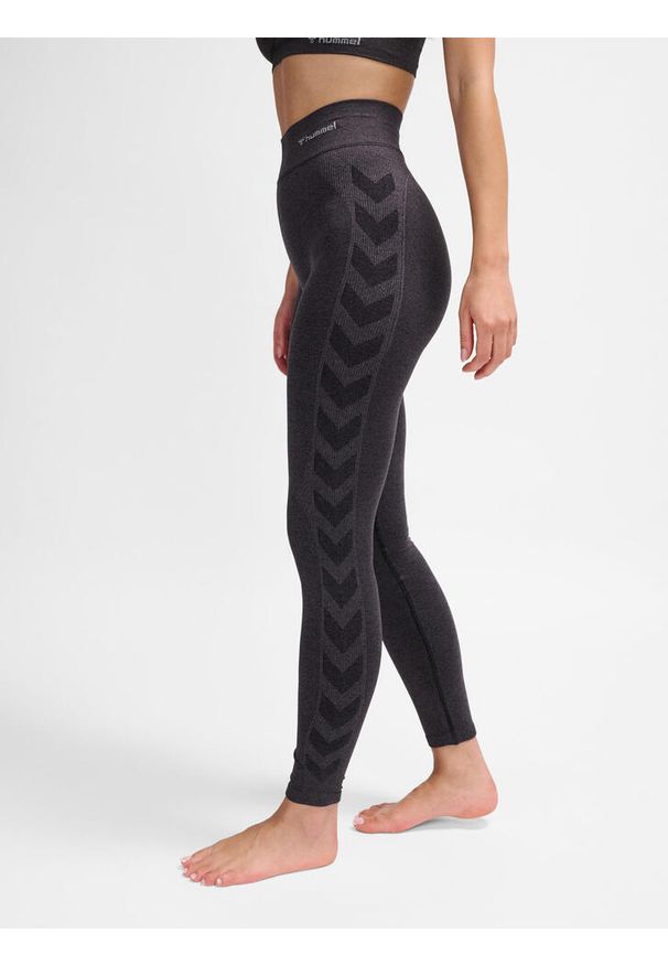 Damskie legginsy ze średnim stanem Hummel CI. Kolor: czarny