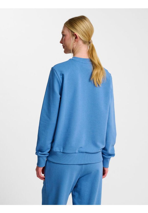 Damska bluza z okrągłym dekoltem Hummel Pulse. Kolor: niebieski. Materiał: polar. Sezon: zima