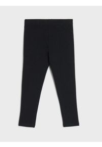 Sinsay - Legginsy w stylu basic - czarny. Kolor: czarny