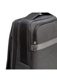 Wittchen - Męski plecak na laptopa 13/14” z panelem z ekoskóry. Kolor: szary. Materiał: poliester. Wzór: aplikacja. Styl: klasyczny, casual, elegancki #5