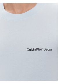 Calvin Klein Jeans T-Shirt Institutional J30J324671 Niebieski Regular Fit. Kolor: niebieski. Materiał: bawełna