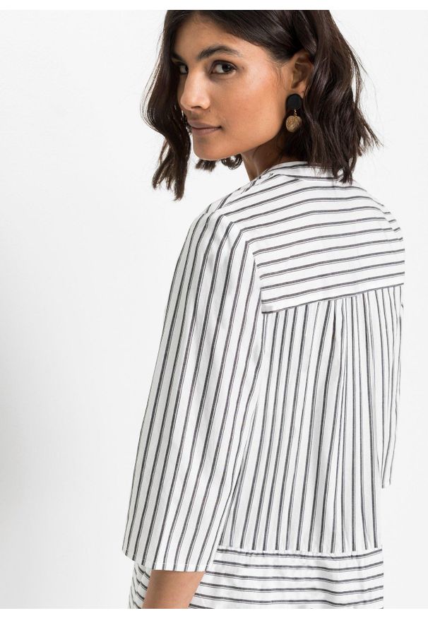 bonprix - Sukienka tunikowa. Kolor: czarny