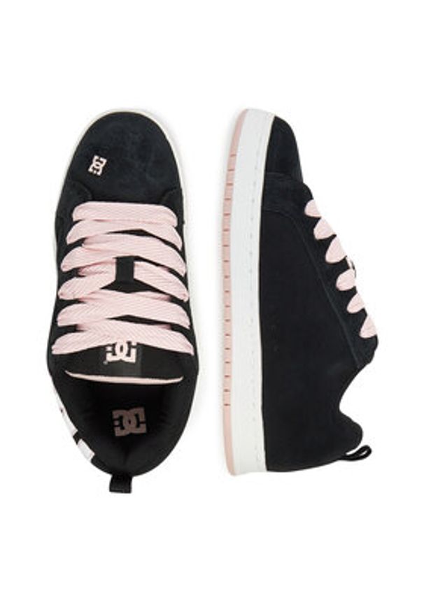 DC Shoes Sneakersy CEOWB-V5-10116 Czarny. Kolor: czarny. Materiał: zamsz, skóra