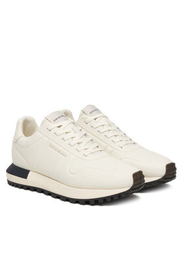 Emporio Armani Sneakersy EM003740 AF19726 M0107 Biały. Kolor: biały. Materiał: skóra