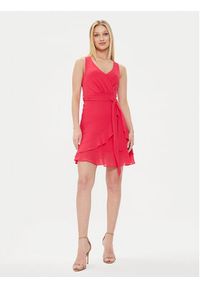 Morgan Sukienka letnia 241-ROSVAL Czerwony Regular Fit. Kolor: czerwony. Materiał: syntetyk. Sezon: lato #4