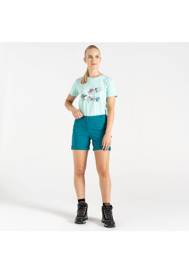 DARE 2B - Szorty damskie Melodic. Kolor: zielony. Sport: turystyka piesza, fitness