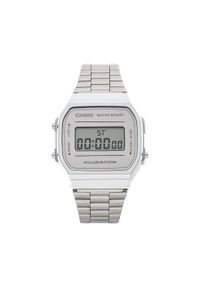 Casio Zegarek Vintage A168WEM-7EF Srebrny. Kolor: srebrny. Styl: vintage #1
