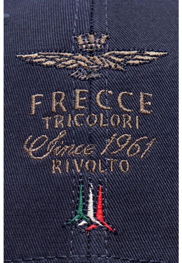 Aeronautica Militare - AERONAUTICA MILITARE Granatowa czapka męska Embroidered Frecce Tricolori. Kolor: niebieski
