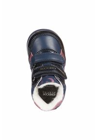Geox - Buty dziecięce. Nosek buta: okrągły. Zapięcie: rzepy. Kolor: niebieski. Materiał: syntetyk, materiał, skóra ekologiczna, guma. Szerokość cholewki: normalna #5