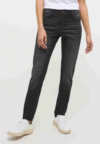 Mustang - DAMSKIE SPODNIE JEANSOWE MUSTANG CROSBY RELAXED SLIM DENIM BLACK 1013589 4000 702 #1