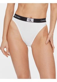 Calvin Klein Underwear Figi brazylijskie High Waist Brazilian 000QF7223E Biały. Stan: podwyższony. Kolor: biały. Materiał: bawełna #1