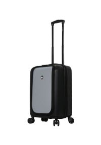 Mia Toro walizka podróżna M1709/2-S - czarna/srebrna. Kolor: srebrny #1