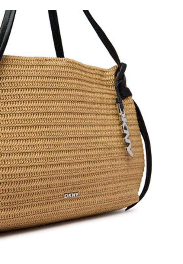 DKNY Torebka Aisling Sm Tote R61ADN78 Beżowy. Kolor: beżowy