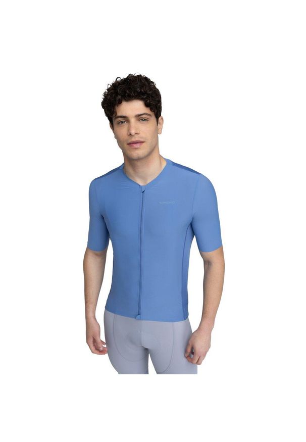 SIROKO - Męska ultralekka koszulka rowerowa Kolarstwo Siroko SRX Tirreno. Kolor: niebieski. Materiał: jersey, nylon. Sport: kolarstwo