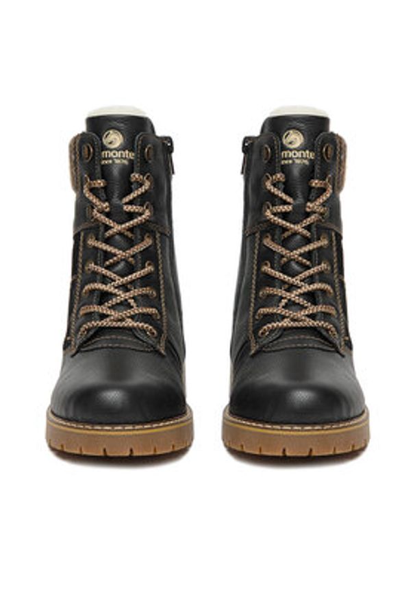 Remonte Trzewiki CEO-D9378-00 Czarny. Kolor: czarny. Materiał: skóra