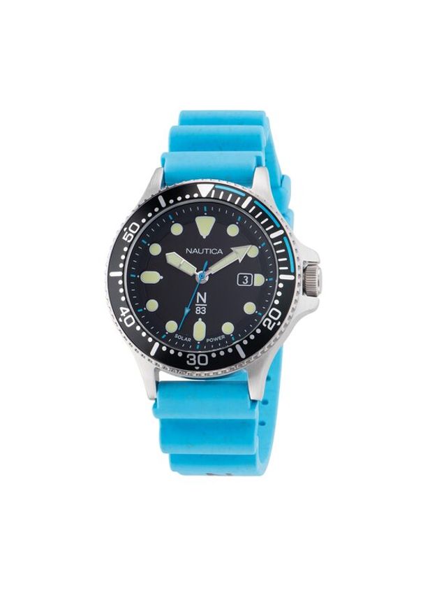 Nautica Zegarek NAPCBS305 Srebrny. Kolor: srebrny