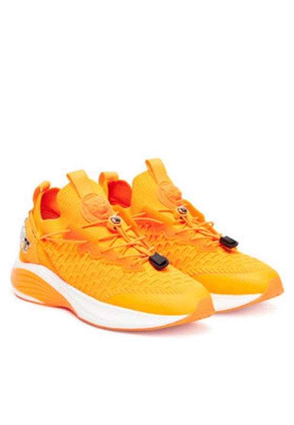 Plein Sport Sneakersy SAES USC0751 STE003N Pomarańczowy. Kolor: pomarańczowy. Materiał: materiał