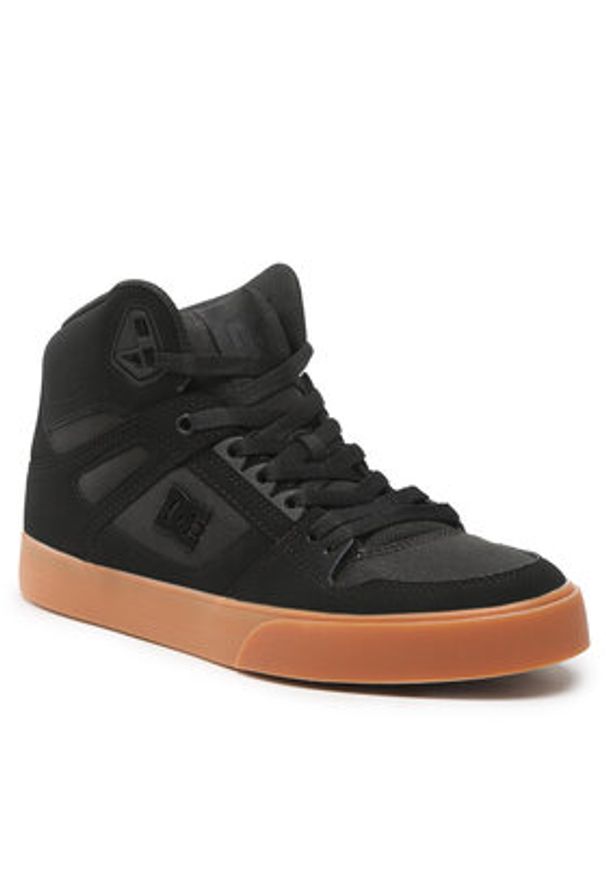 DC Shoes Sneakersy Pure High-Top Wc ADYS400043 Czarny. Kolor: czarny. Materiał: skóra, syntetyk