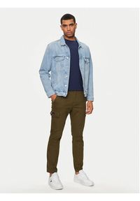 Tommy Jeans Spodnie materiałowe Austin DM0DM18940 Zielony Slim Fit. Kolor: zielony. Materiał: bawełna #4