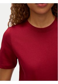 Vero Moda T-Shirt Paulina 10316991 Czerwony Regular Fit. Kolor: czerwony. Materiał: bawełna #5