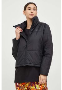 adidas Performance kurtka damska kolor czarny przejściowa. Kolor: czarny. Materiał: materiał #2