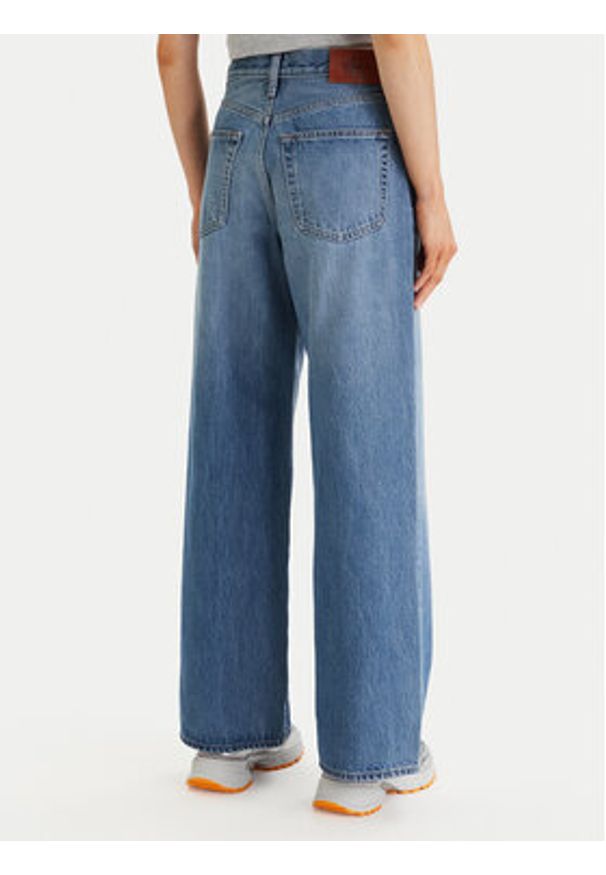 Calvin Klein Jeans Jeansy LV047E701G Niebieski Wide Leg. Kolor: niebieski