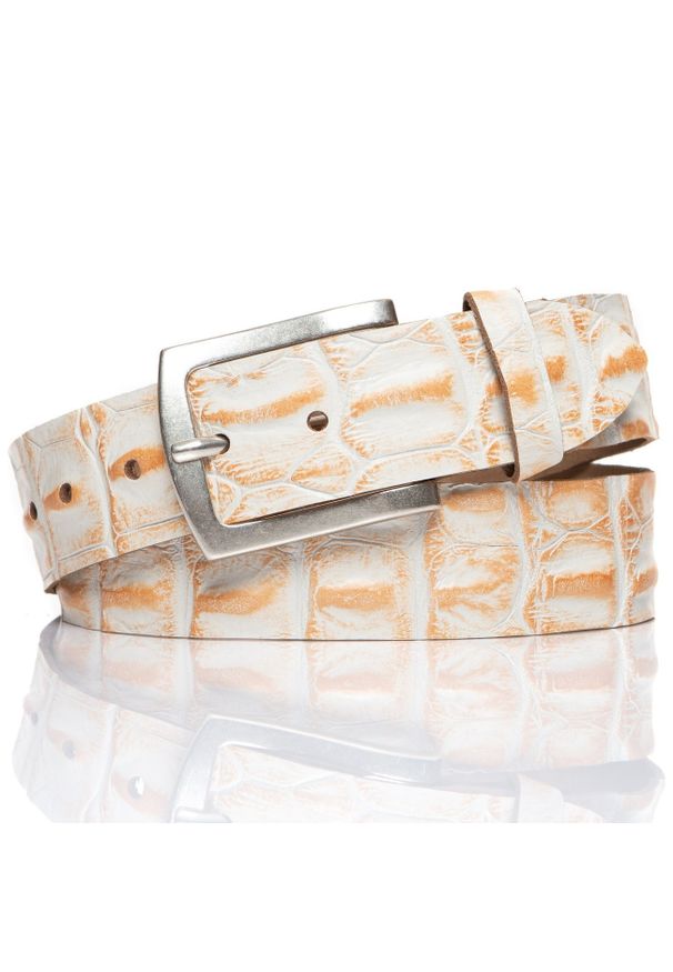 Mustang - MUSTANG PASEK SKÓRZANY SOPO-MUS092 1129 40mm Ledergürtel Qual. 6271. Materiał: skóra. Wzór: paski. Styl: klasyczny