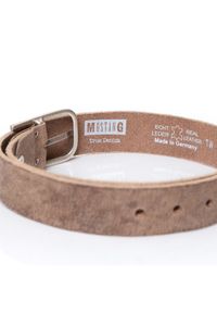 Mustang - MUSTANG PASEK SKÓRZANY MUS-M5002 0611 35mm Ledergürtel (RO2831). Materiał: skóra. Wzór: paski. Styl: klasyczny #7