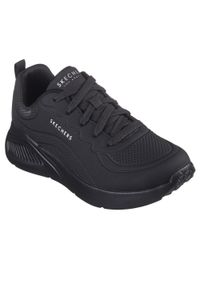skechers - Buty sportowe Sneakersy damskie, Skechers Uno Lite-Lighter One. Kolor: czarny. Materiał: syntetyk, tkanina. Model: Skechers Sport. Sport: bieganie, turystyka piesza