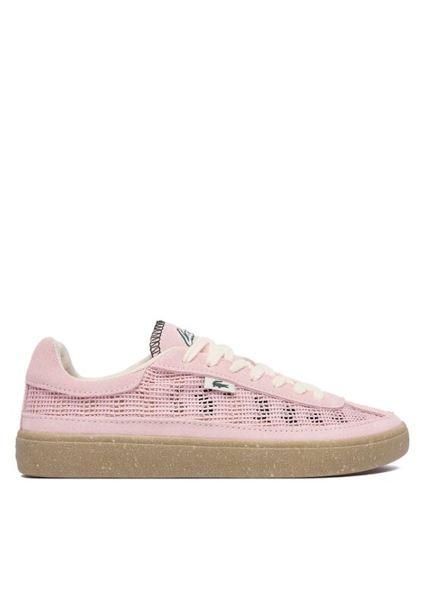Lacoste Sneakersy Baseshot Lite 51SFA0090 Różowy jasny. Kolor: różowy. Materiał: materiał