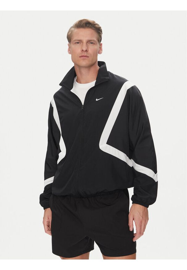 Nike Bluza FZ0248 Czarny Regular Fit. Kolor: czarny. Materiał: syntetyk