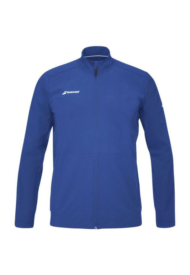 Bluza dresowa dla dzieci Babolat Play Jacket Junior do tenisa. Kolor: niebieski. Materiał: dresówka. Sport: tenis