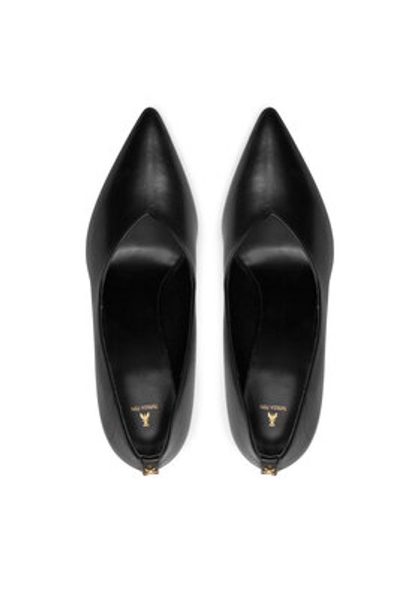 Patrizia Pepe Szpilki 8Z0032/L048 Czarny. Kolor: czarny. Materiał: skóra. Obcas: na szpilce